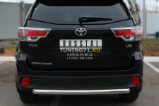 Toyota Highlander 2014- Защита заднего бампера d63 (дуга) THRZ-001924